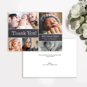 Tableau de bord Photos modernes Baby shower Merci