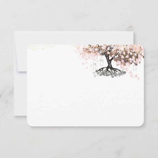 Tableau de bord Pink Heart Leaf Merci de l'arbre (Devant)