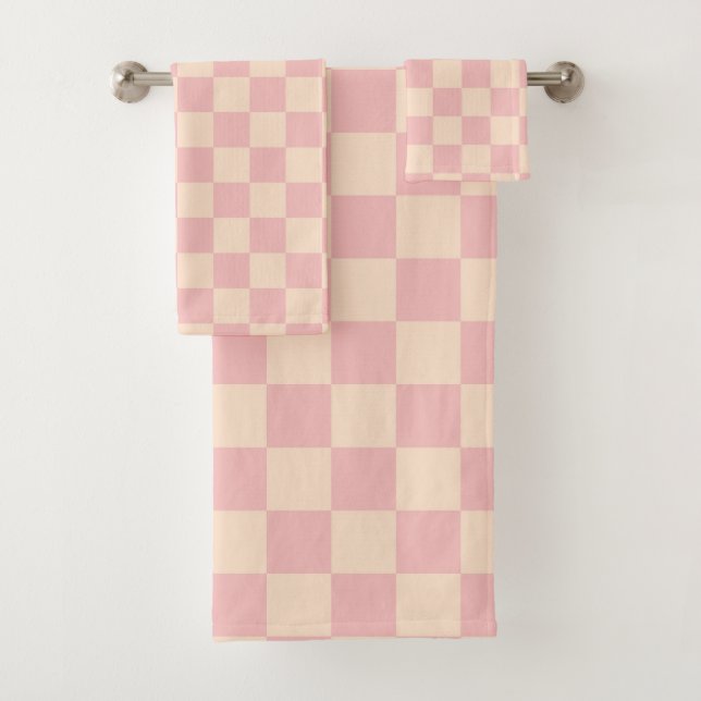 Tableau de bord rose et crème (En situation)