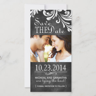 Tableau de bord vintage Enregistrer la date Cartes