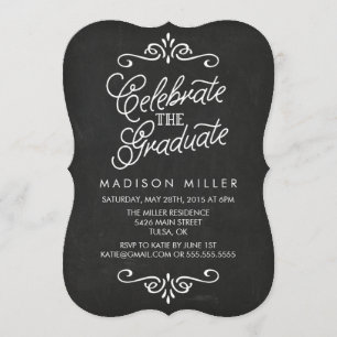 Tableau de bord vintage   Invitation de la fête de