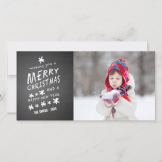 TABLEAU DE CHALKBOARD MERRY CHRISTMAS | CARTE PHOT