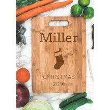 Tableau de coupe de Noël personnalisé avec nom