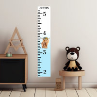Tableau de croissance du veau de vache Highland bl