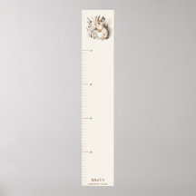 Tableau de croissance personnalisé avec écureuil d