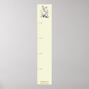 Tableau de croissance Woodland Fox pour enfants