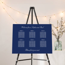 Tableau de disposition de mariage sur panneau de m