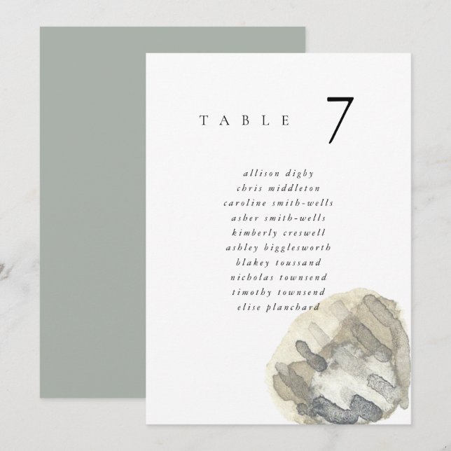 Tableau de disposition de sièges de mariage à l'aq (Devant / Derrière)