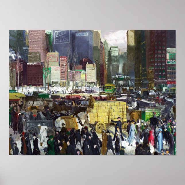 Tableau de George Bellows à New York en 1911 (Devant)