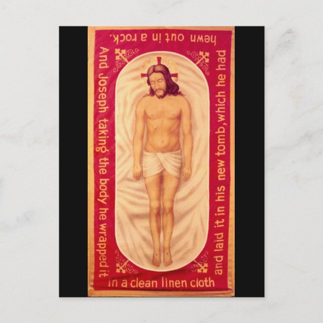 Tableau de la carte postale du Christ (Devant)