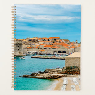 Tableau de la plage de Dubrovnik