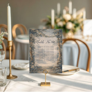 Tableau de mariage Tapestry Bleu Toile