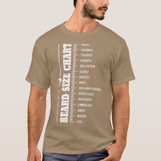 Tableau de mesure de la barbe Beard Classic TShirt