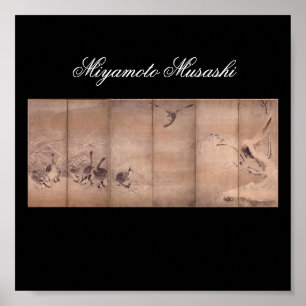 Tableau de Miyamoto Musashi, c. Années 1600