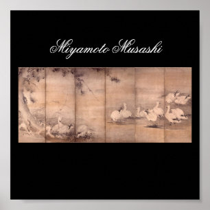 Tableau de Miyamoto Musashi, c. Années 1600