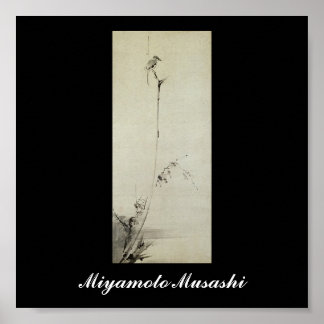 Tableau de Miyamoto Musashi, c. Années 1600