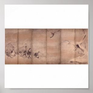 Tableau de Miyamoto Musashi, c. Années 1600