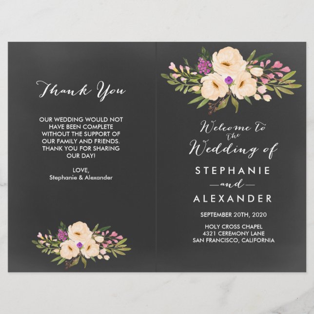 Tableau de montage Anémonique Rustique (Devant)