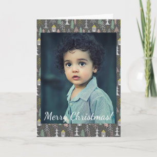 Tableau de Noël Arbres de Noël Maisons Photo