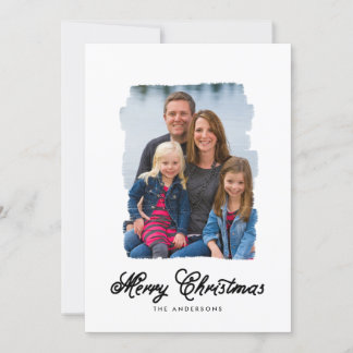 Tableau de Noël moderne | Carte photo de vacances
