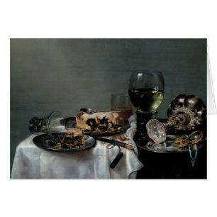 Tableau de petit déjeuner avec le tarte de