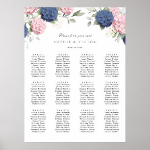 Tableau de placement de mariage à 12 tables avec h