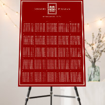 Tableau de placement de mariage chinois Double Bon