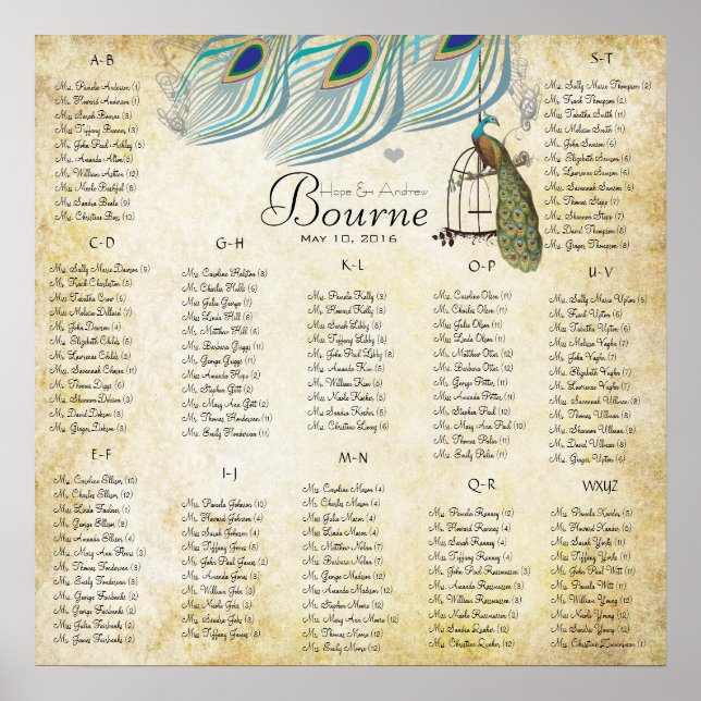 Tableau de sièges des années 20 (Devant)