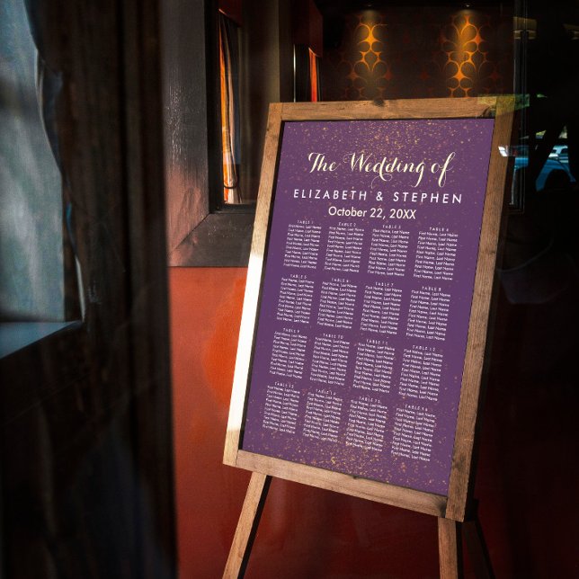 Tableau de sièges Mariage à Parties scintillant d' (Créateur téléchargé)