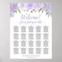 Tableau de sièges Mariage de 20 tables de Roses de