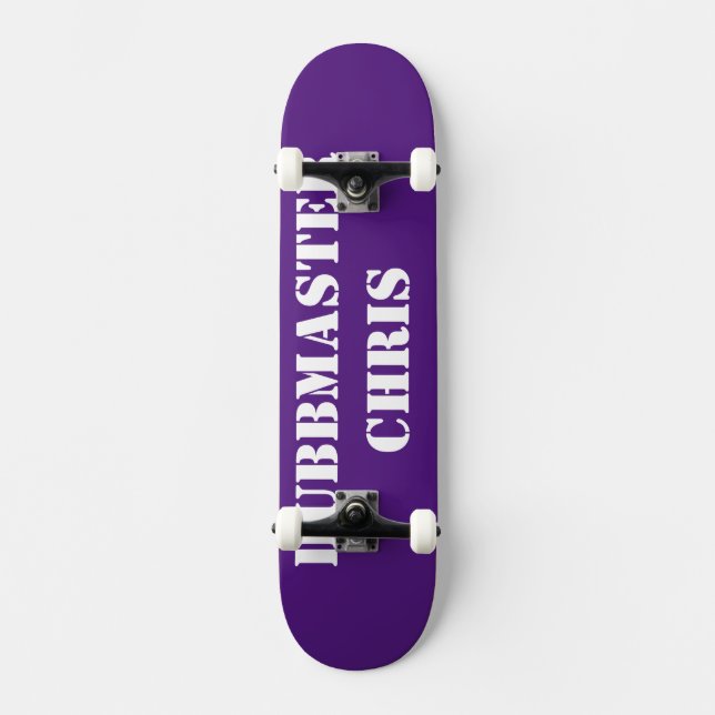 TABLEAU DE SKATEBOARD DUBBMASTER CHRIS / PIXTURES  (Recto)