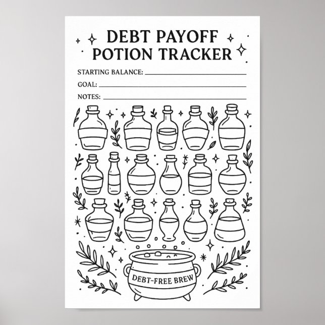 Tableau de suivi de la fabrication de la potion de (Devant)