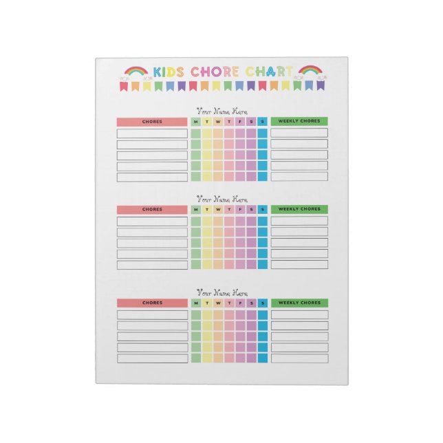 Tableau de tâches personnalisé pour bloc-notes pou (Tourné)