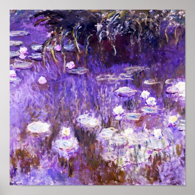 Tableau de Water Lilies par Claude Monet (Devant)