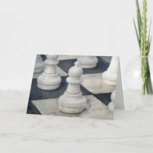 Tableau d'échecs Pièce pièce d'anniversaire Carte