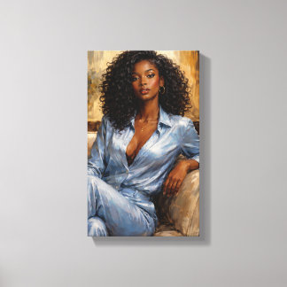 Tableau Déco ( Blue Beauty ) Art Déco