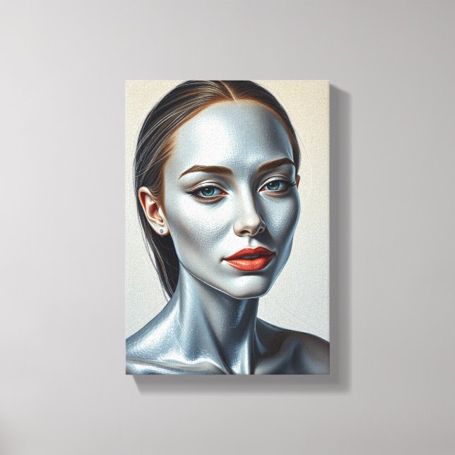 Tableau Déco ( Douceur Argentée ) (Recto)