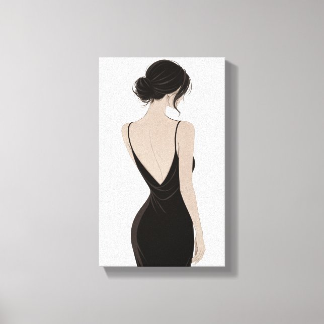 Tableau Déco  ( Femme Chic) Art Moderne (Recto)