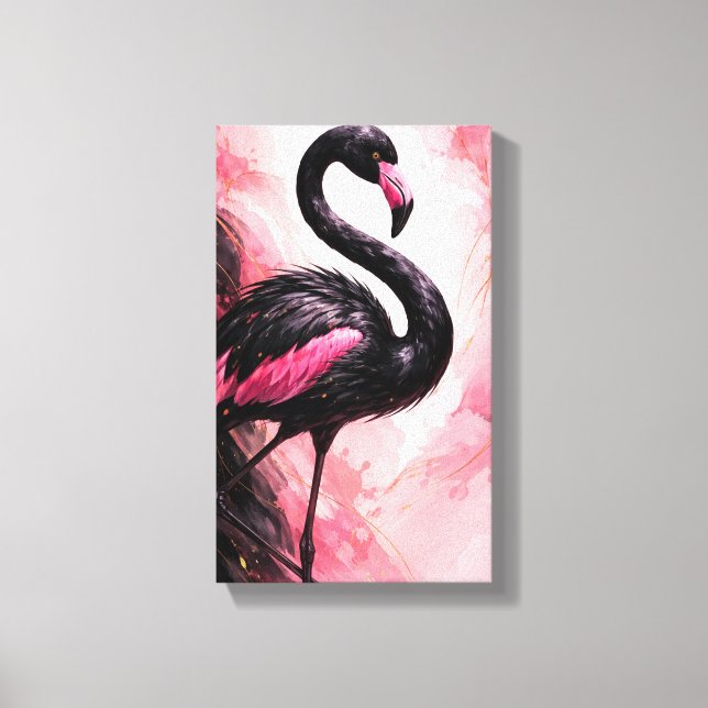 Tableau Déco (Flamant Noir)  (Recto)