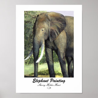 Tableau des éléphants - Customisé
