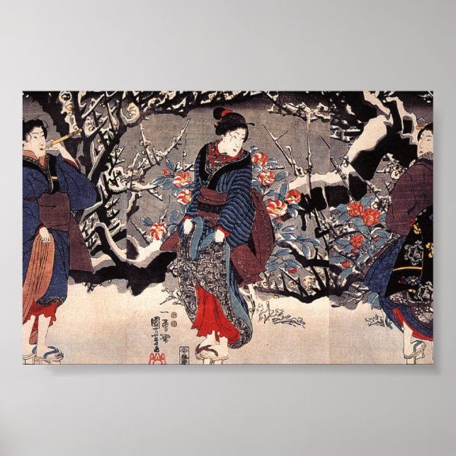 Tableau des femmes japonaises c. Années 1800 (Devant)