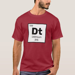 Tableau Dilithium/Fiction - T-shirt Élément Dt