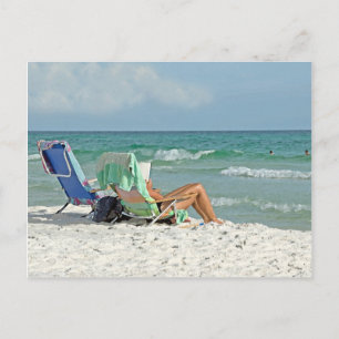 Tableau Impression Détente Sur La Carte Postale Pl