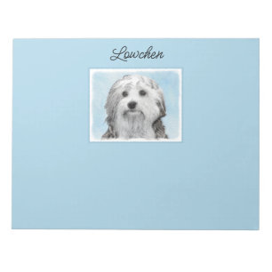 Tableau Lowchen - Bloc-notes original pour chien