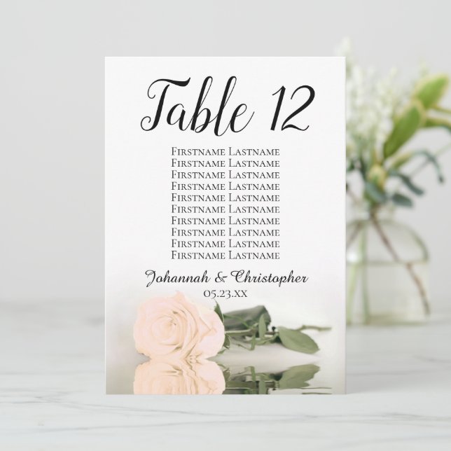 Tableau Mariage Rose Pale Peach Grand Graphique de (Debout devant)