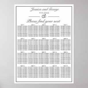 Tableau minimaliste moderne de sièges blancs 20 ta