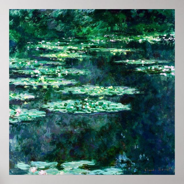 Tableau nénuphar par Claude Monet (Devant)