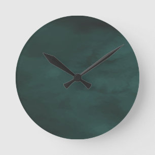 Tableau noir Horloge ronde personnalisée