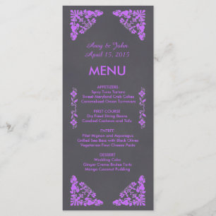 Tableau noir rustique art déco mariage menu déco1