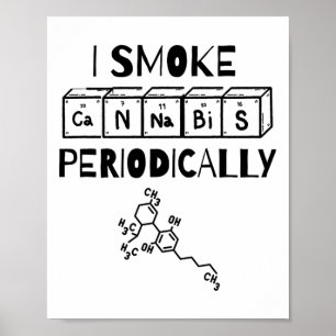 Tableau périodique de la journée Funny Stoner Scie